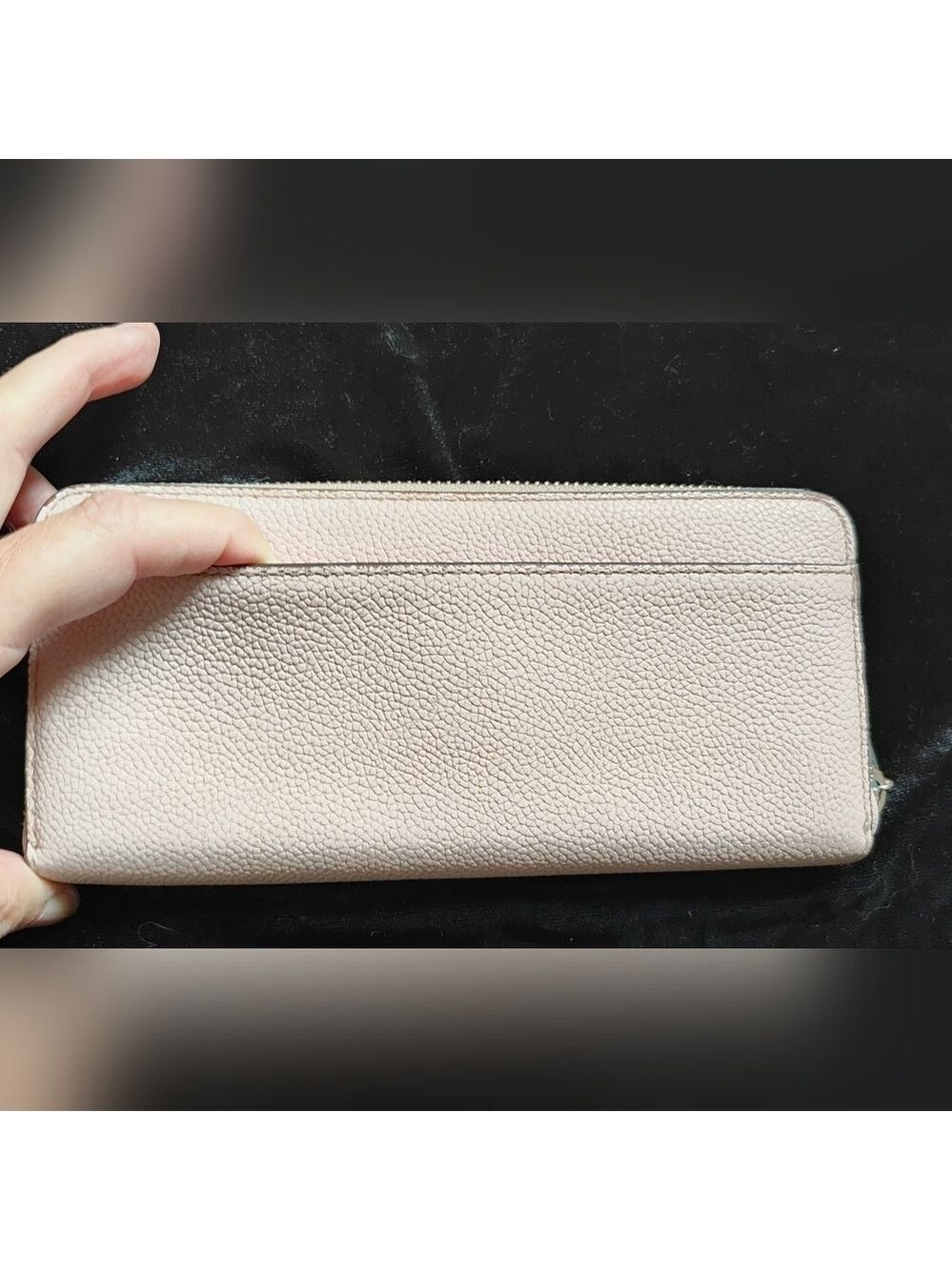 KATE SPADE Baby Pink Pebbled Leather Zippered Wallet - Picture 6 of 12